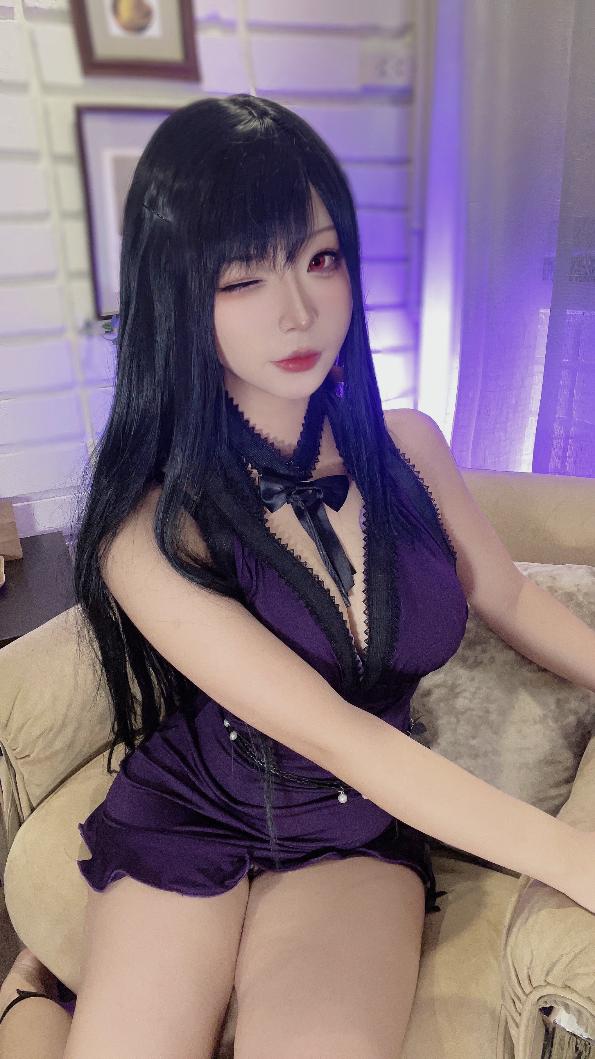 yuuhui玉汇 - NO.073 (Kokuhui) 蒂法连衣裙[28P1V]-XikXak